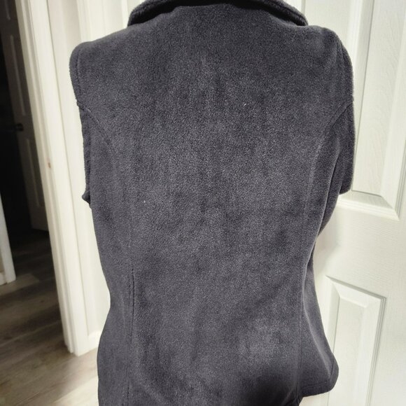 Women's Columbia Charcoal Gray Fleece Vest Sz Medium MSRP $60 - Picture 5 of 7